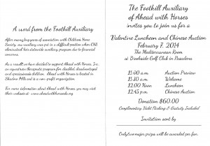 Auxiliary Invite inside 2014