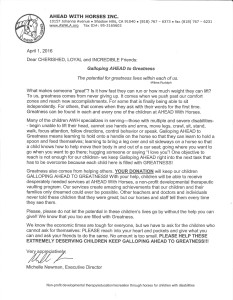 FD 16 Sponsor letter