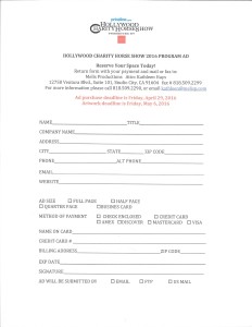 HCHS program ad  order form 2016